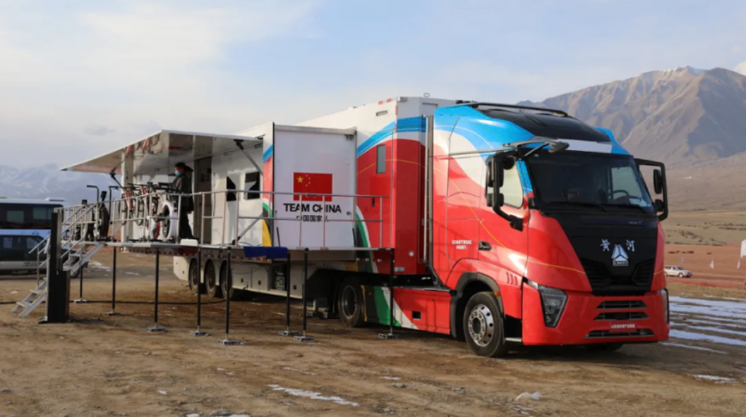 冬奥指定用车：黄河雪蜡车