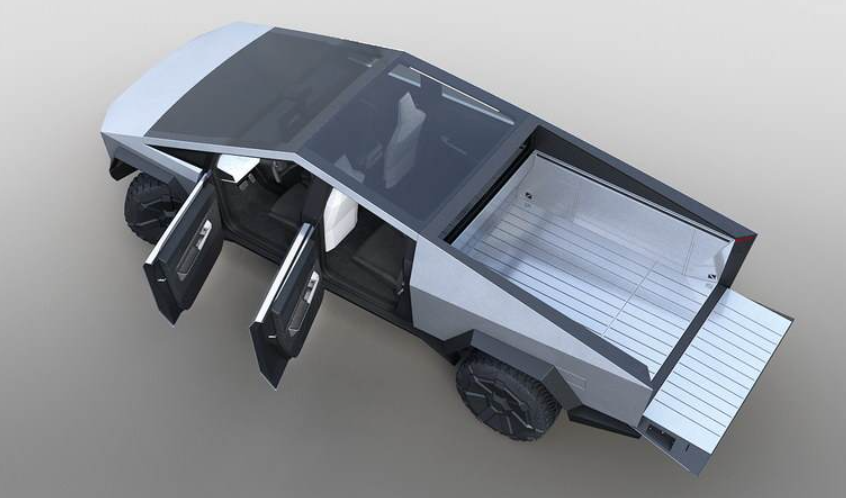 特斯拉CyberTruck车型图片（摘自特斯拉官网）