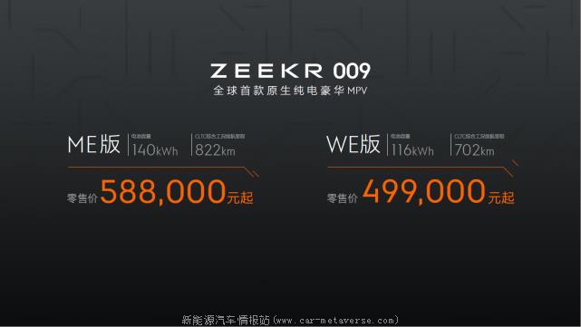 第三个入局者,极氪009有什么硬核实力可以一锤定音吗?