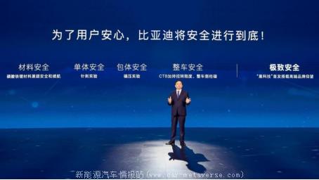 比亚迪300万辆新能源汽车下线 王传福:为了让用户放心