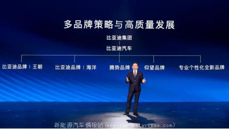 比亚迪300万辆新能源汽车下线 王传福:为了让用户放心