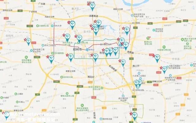 大唐充电之特来电、郑州中原福塔交换充电站