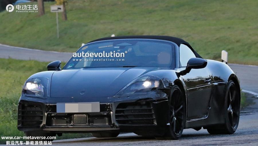 将于2024年亮相 保时捷Boxster EV最新谍照曝光