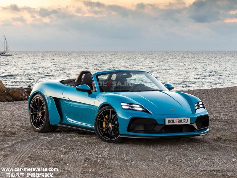将于2024年亮相 保时捷Boxster EV最新谍照曝光