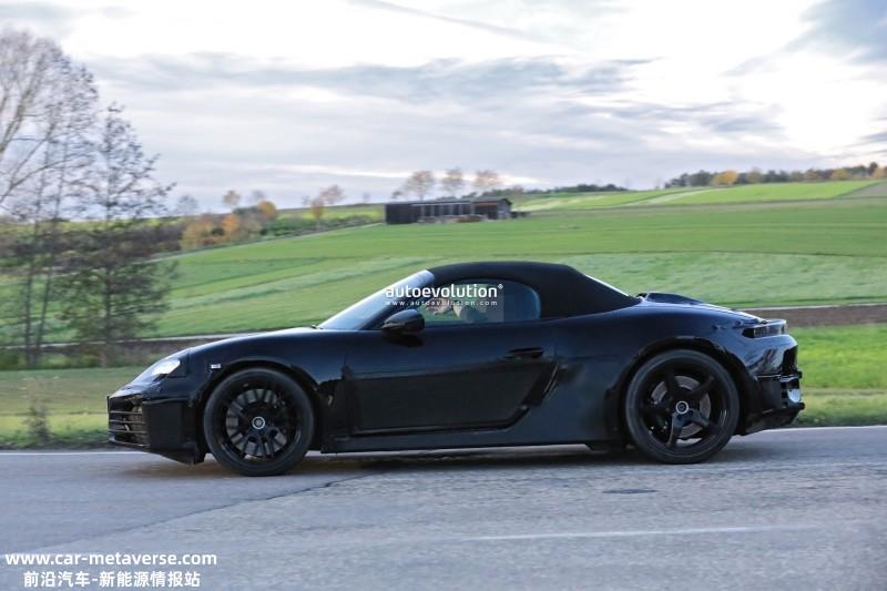 将于2024年亮相 保时捷Boxster EV最新谍照曝光