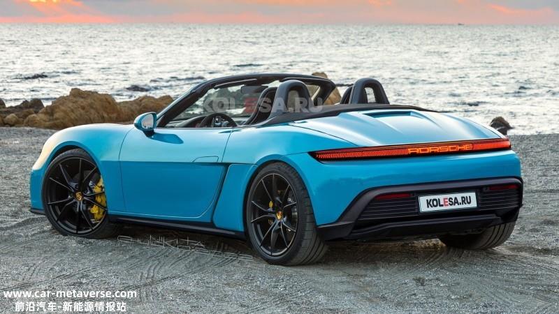 将于2024年亮相 保时捷Boxster EV最新谍照曝光