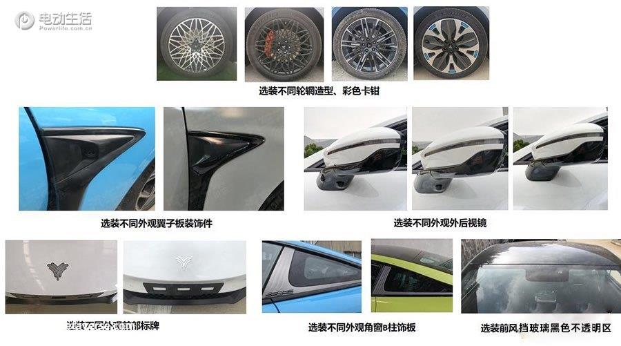哪吒E两门纯电跑车曝光 将推出两驱/四驱版本