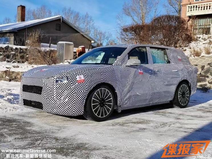 家族旗舰车型 AITO汽车问界M9谍照曝光