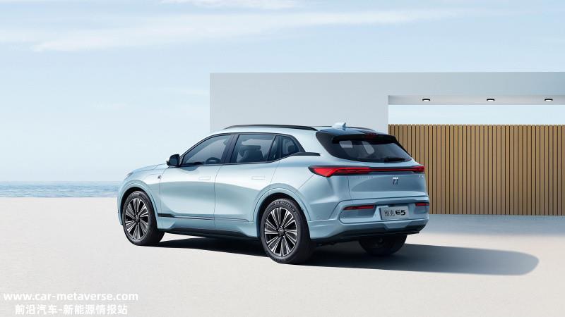别克EIectra E5试装车将于12月28日下线 明年上半年正式交付