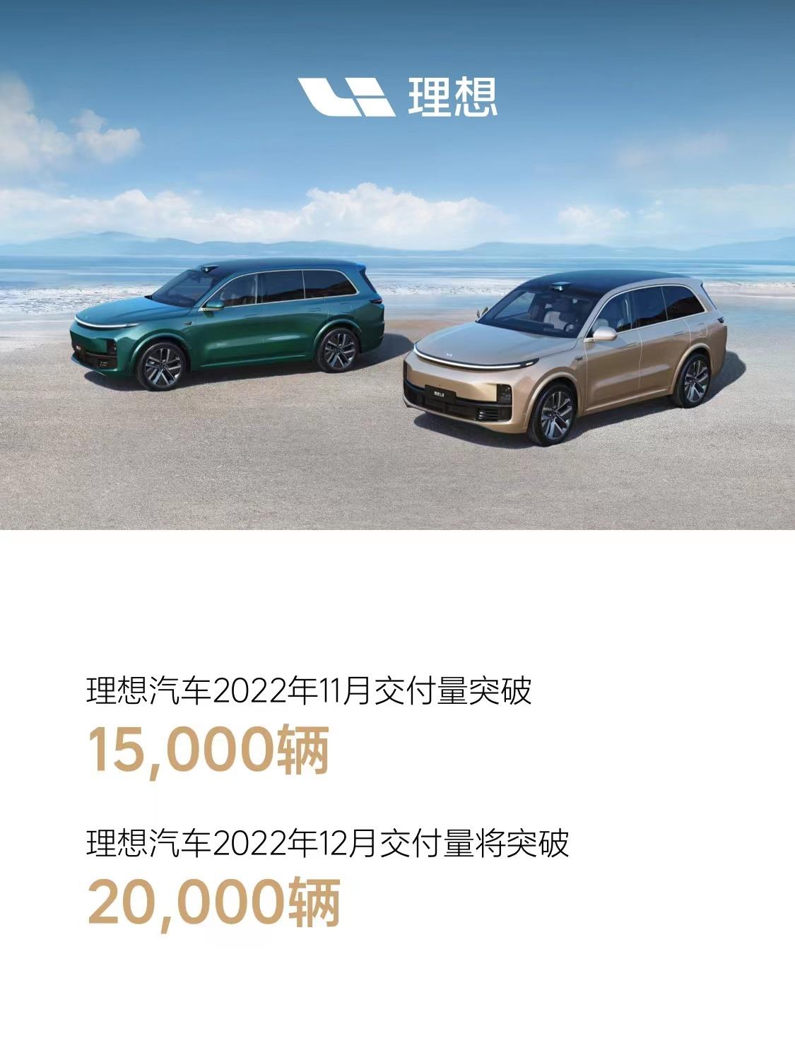 理想汽车收获理想销量，4月交付量暴涨80%至2600辆