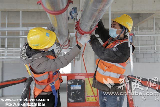宜昌楚能新能源锂电池产业园项目一期主体结构正式封顶