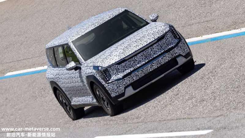 起亚EV9最新预告图 或将于本月中旬亮相/定位纯电SUV