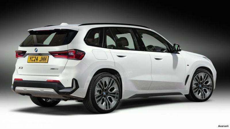 BMW全新X3渲染图曝光 将于2024年正式亮相