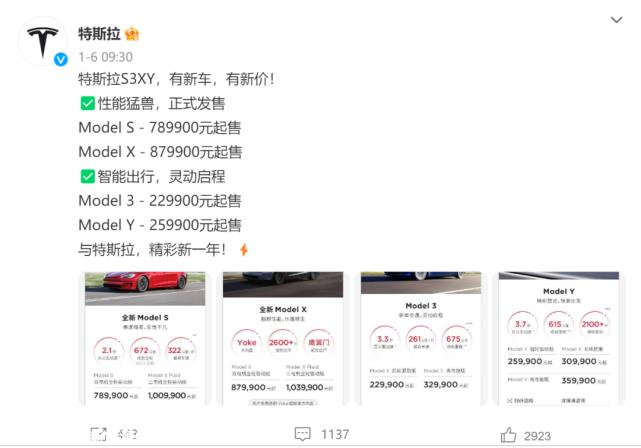 历史新低的降价能给特斯拉带来好日子吗?