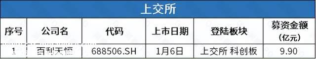023上海证券交易所科技创新板有一家公司上市'