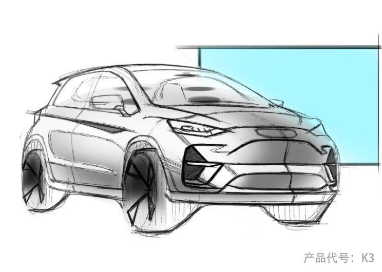定位小型纯电动SUV 云度K3谍照曝光