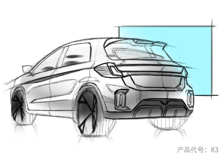 定位小型纯电动SUV 云度K3谍照曝光