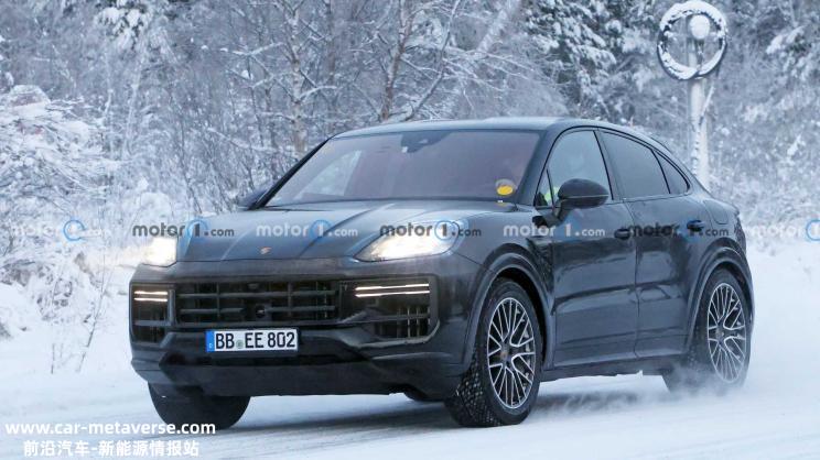 曝Cayenne Turbo S E-Hybrid Coupe谍照