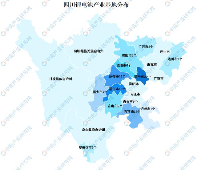 2023年四川锂电池产业结构分析：会聚效应明显