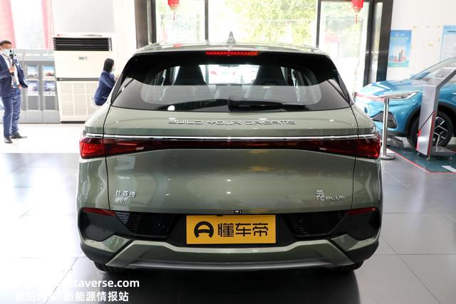 比亚迪元PLUS外观标致，内饰上档次，纯电续航510km，适合家用