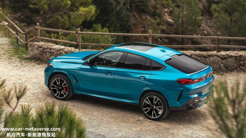 升级全新曲面双联屏 新款BMW X6官图发布