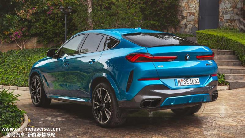 升级全新曲面双联屏 新款BMW X6官图发布