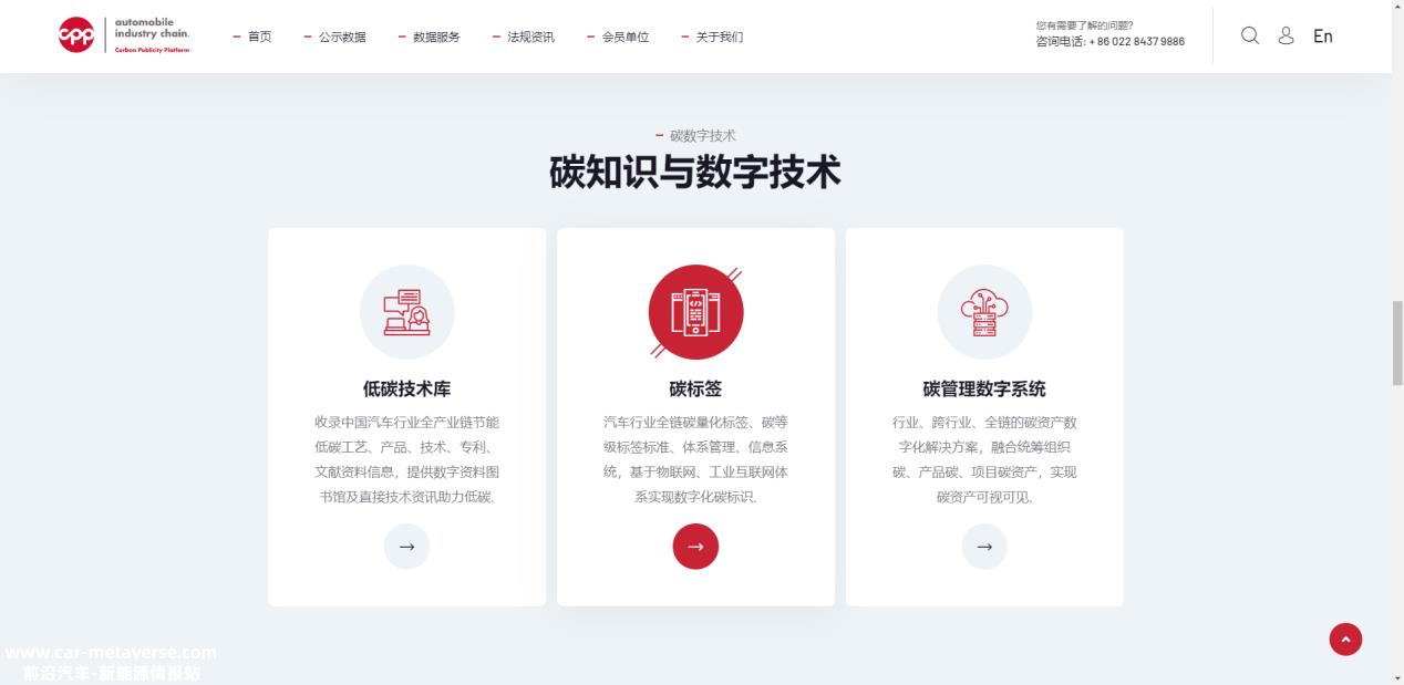 中国首个中国汽车产业链碳公示平台（CPP）发布