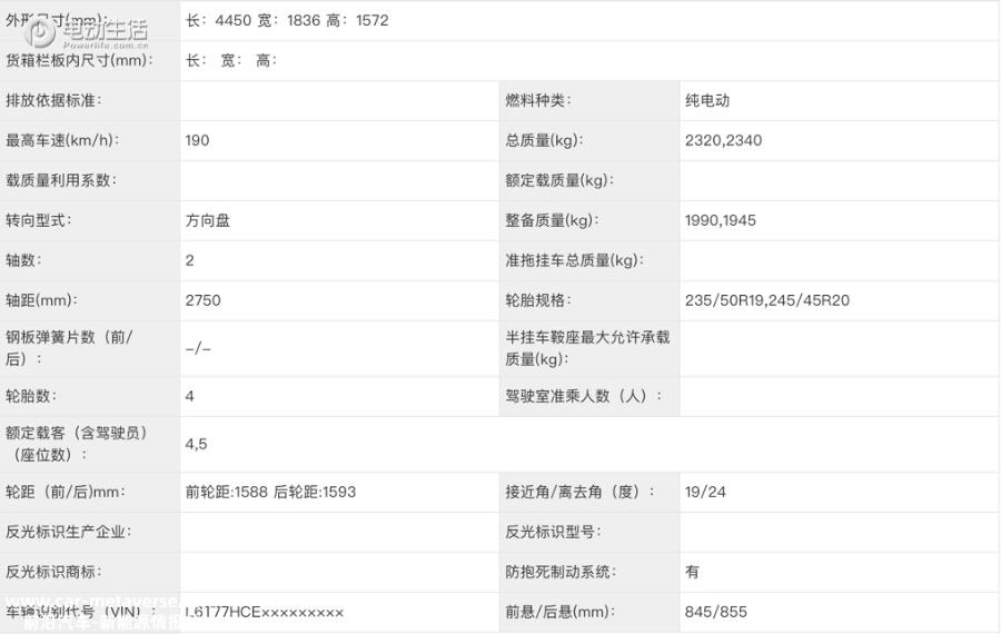 极氪X通过工信部申报 提供4座/5座版本车型