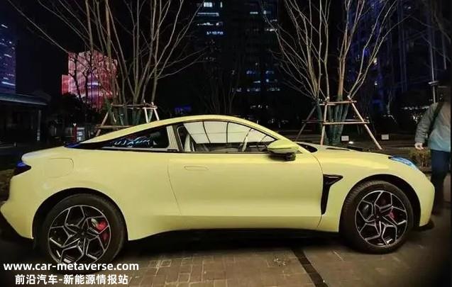 哪吒E实车现身街头  将于今年上半年内交付