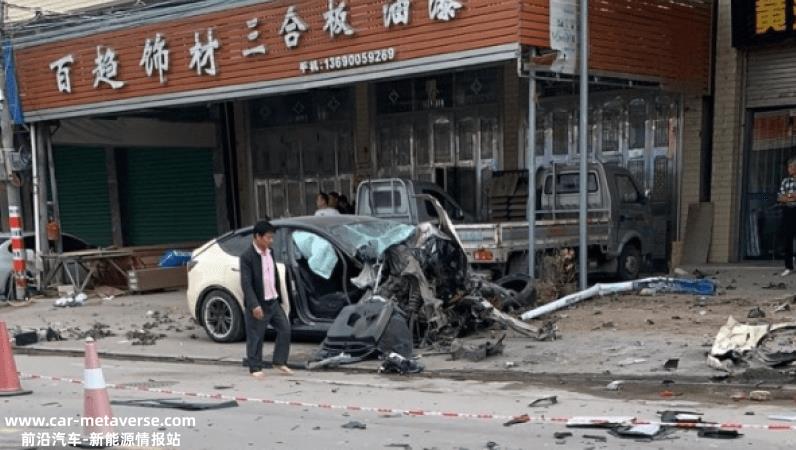 温州发生特斯拉撞车事件,安全事故和可怕的生命应该让很多消费者