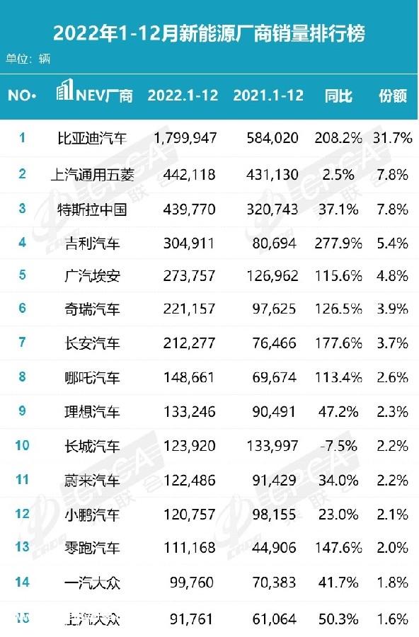 比亚迪和特斯拉将垄断未来的新能源汽车市场?