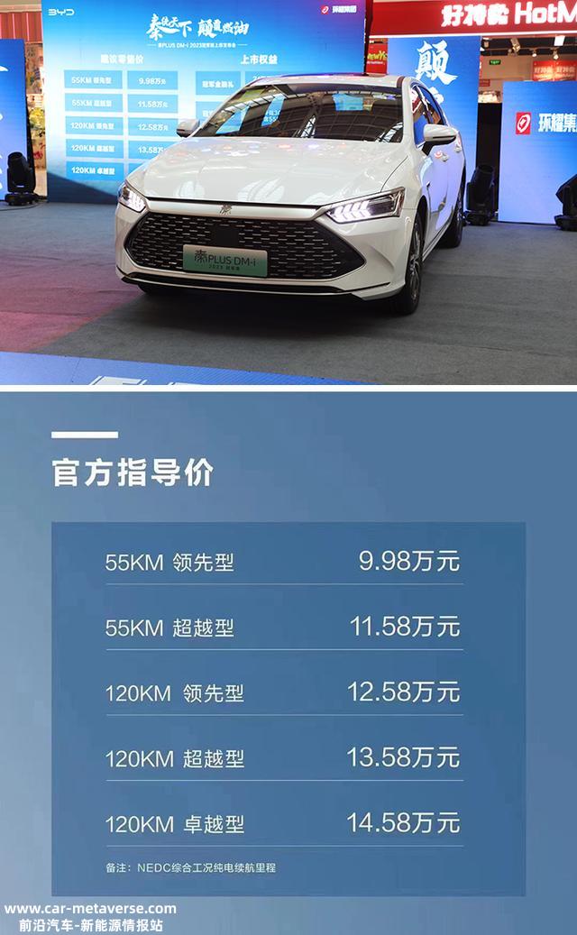 最高续航1245千米，新车仅售9.98万起，揭秘比亚迪秦PLUS 冠军版