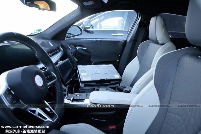 采用曲面双连屏设计 全新BMW X2内饰谍照曝光