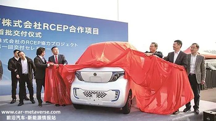柳州五菱新能源纯电动物流车第一批G050交付日本客户