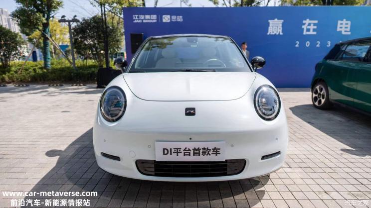 前脸致敬保时捷 江汽EV3电动车实车亮相