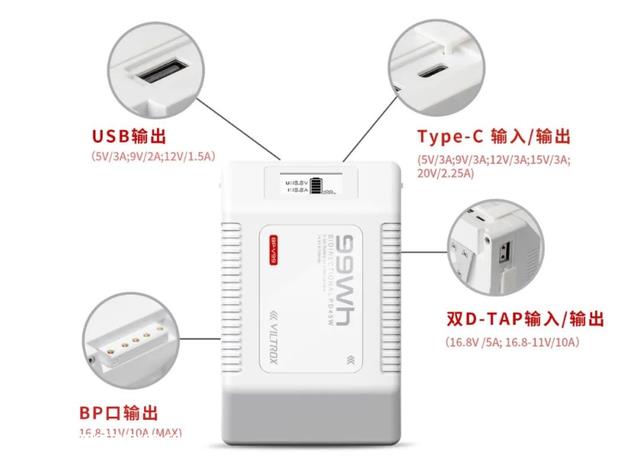 唯卓仕99Wh V口锂电池发布：双向PD 45W快充，首发价699元