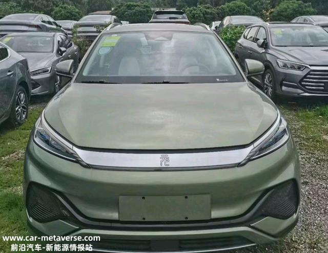 比亚迪元plus“星际绿”曝光，造型时尚，颜值飙升，空间不输逍客