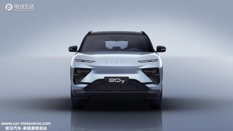奇瑞全铝平台SUV eQ7外观官图曝光 将2023年第三季度发布