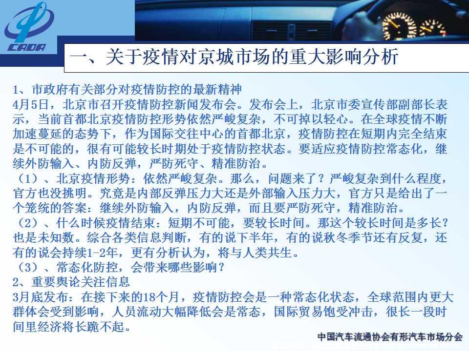 【地方市场】2020年3月份京城汽车市场综合分析