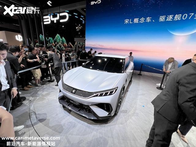 2023上海车展：比亚迪宋L概念车发布 定位运动中型纯电SUV