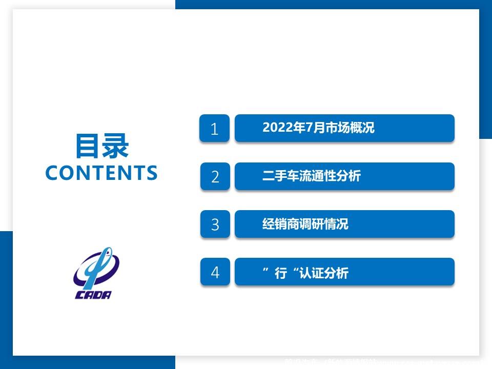 【二手车】2022年7月全国二手车市场深度分析