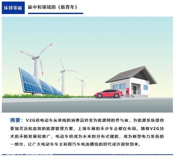 电动汽车将成为未来分布式储能和新电力系统的一部分