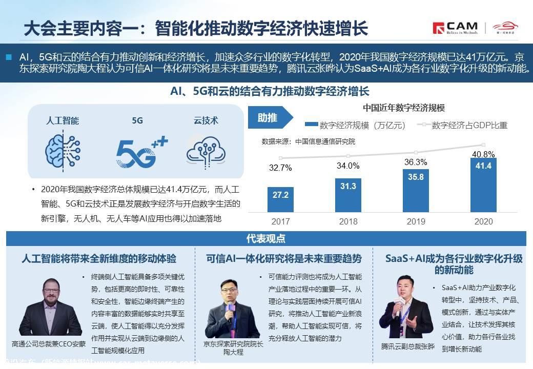 【热点评述】简析2021世界人工智能大会