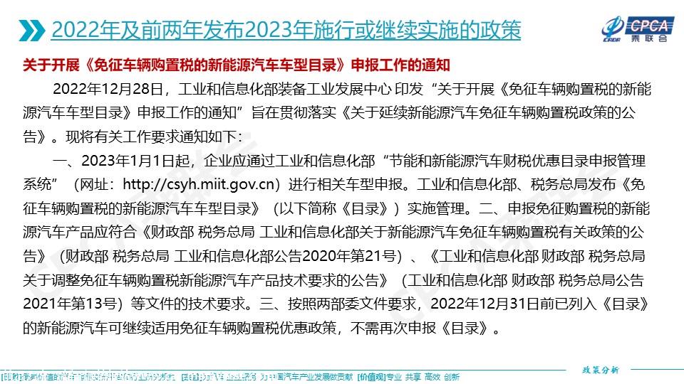 【政策综述】2023年国家汽车相关政策取向分析