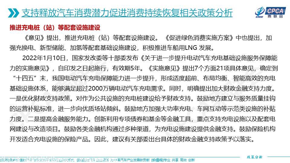 【政策综述】关于支持进一步释放汽车消费潜力促进消费持续恢复相关政策分析及建议