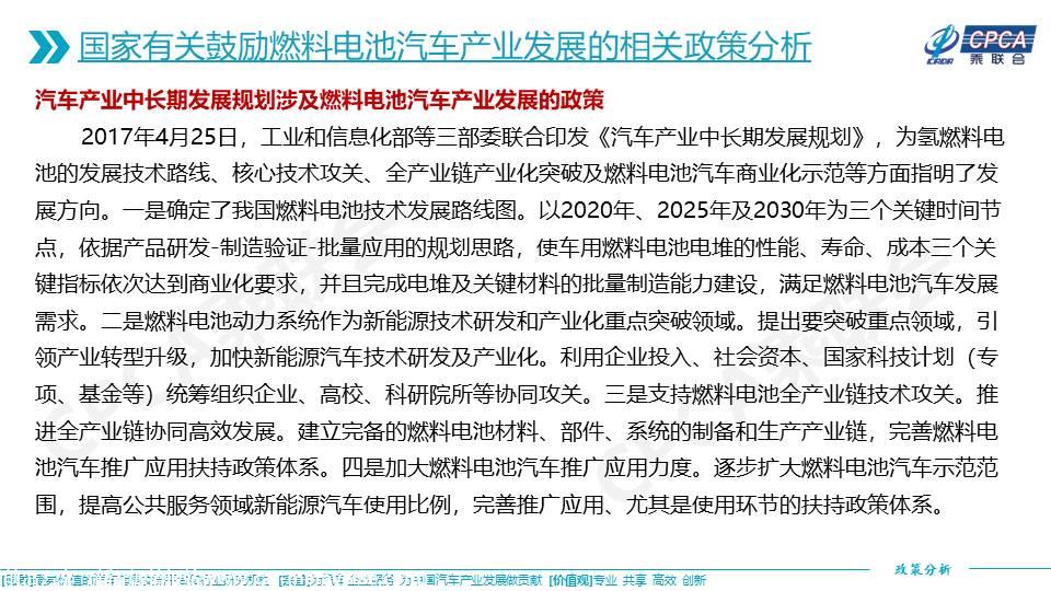 【政策综述】关于《氢能产业发展中长期规划》及促进燃料电池汽车发展的政策分析