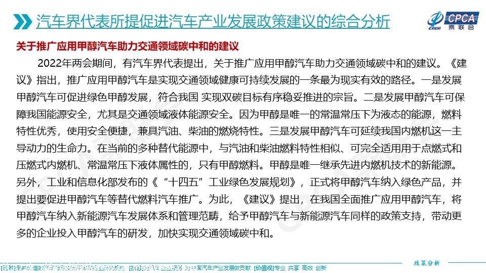 【政策综述】关于对2022年两会汽车界代表所提促进汽车产业发展政策建议的综合分析