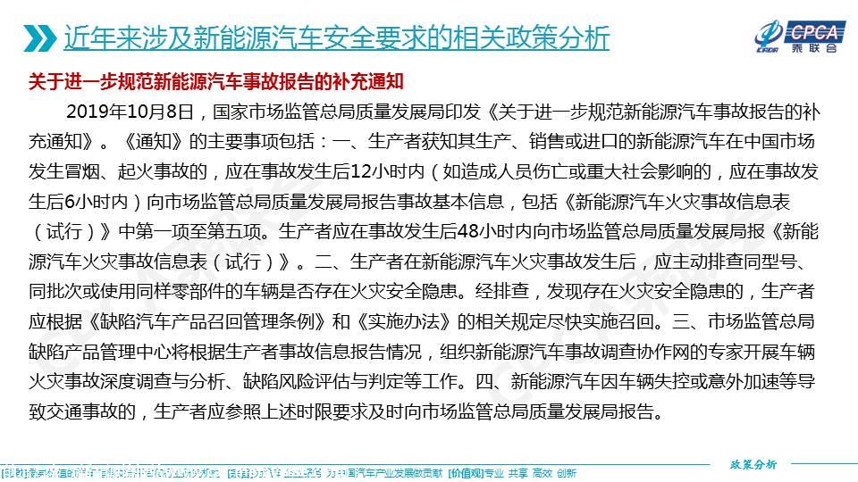 【政策综述】关于进一步加强新能源汽车安全体系建设的指导意见及相关政策分析