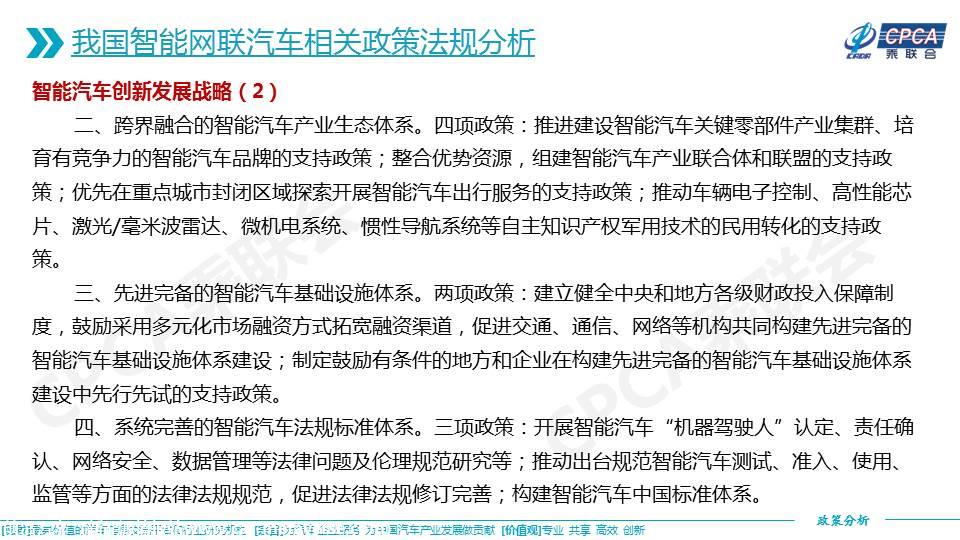【政策综述】关于智能网联汽车相关政策法规分析