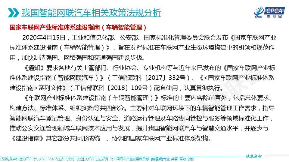 【政策综述】关于智能网联汽车相关政策法规分析